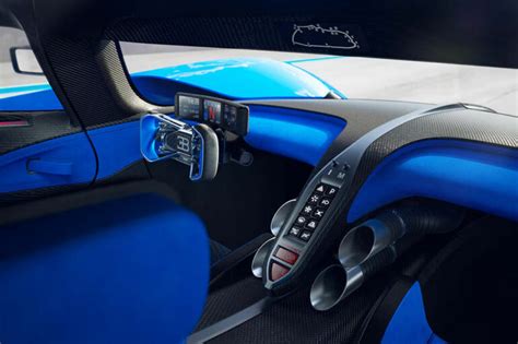 Bugatti's $4.7 million track-only Bolide hypercar has a removable Yoke steering wheel that can ...