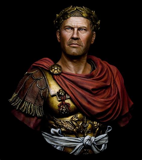 Gaius Julius Caesar Painting : Augustus Roman Emperor C1590 1629 Gaius Julius Caesar Octavianus ...