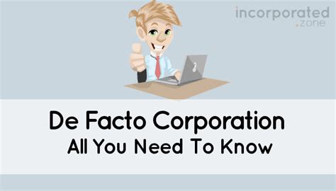 De Facto Corporation (Best Overview: All You Need To Know)