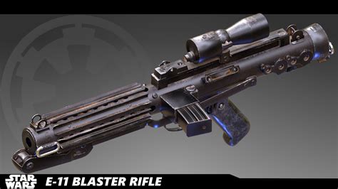 X - STAR WARS E-11 Blaster rifle