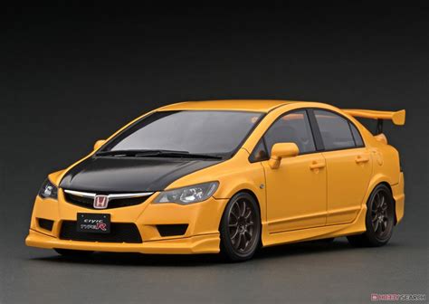 Honda Civic (FD2) Type R Yellow (Diecast Car) Item picture1