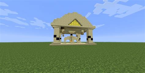 Minecraft: SandStone Temple Minecraft Project