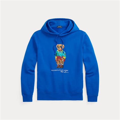 POLO RALPH LAUREN Polo Bear Fleece Hoodie in Blue | endource