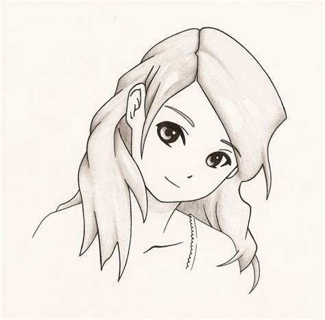 Cute Anime Girl Drawing at PaintingValley.com | Explore collection of Cute Anime Girl Drawing