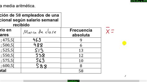 Como Calcular La Media Aritmetica Con Datos Agrupados - BEST GAMES ...