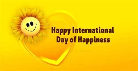 International Day of Happiness Messages and Quotes | WishesMsg