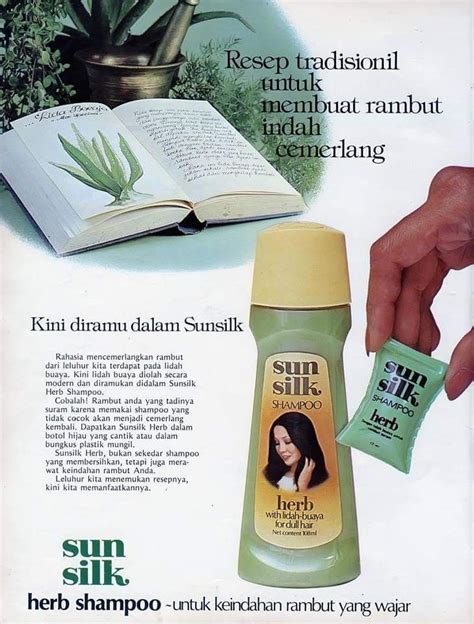 Iklan shampo SunSilk 1980-an | Rambut indah, Lidah buaya, Buaya