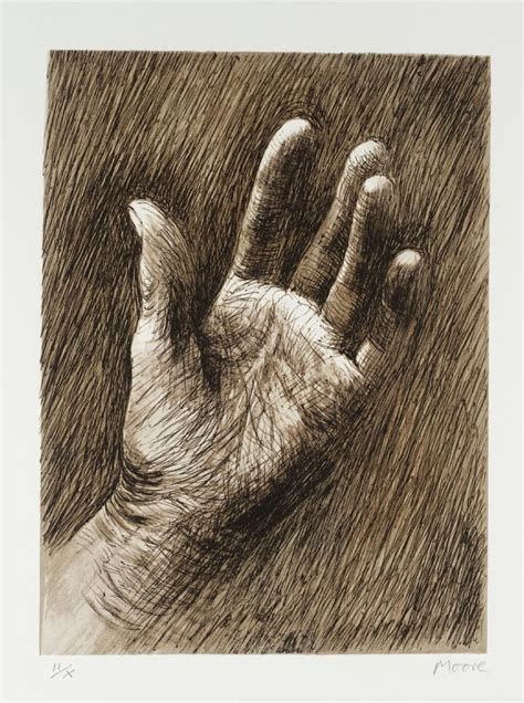 Henry Moore The Artist's Hand V 1979 | Henry moore drawings, Henry moore, Life drawing