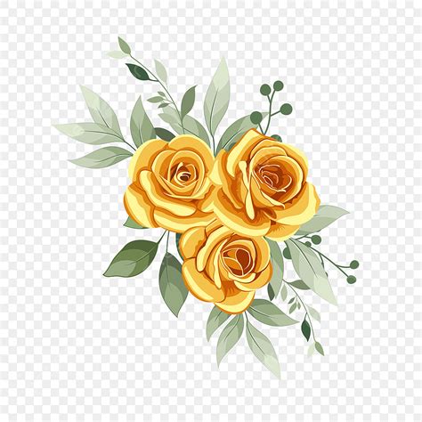 Gold Flower Clipart - Rose Gold Flower Clipart Transparent Transparent Png 6000x4004 Free ...