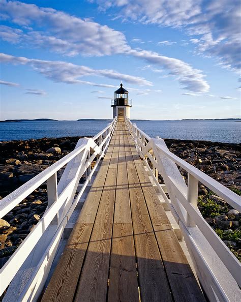 Marshall Point Lighthouse In Maine Photograph by William Britten