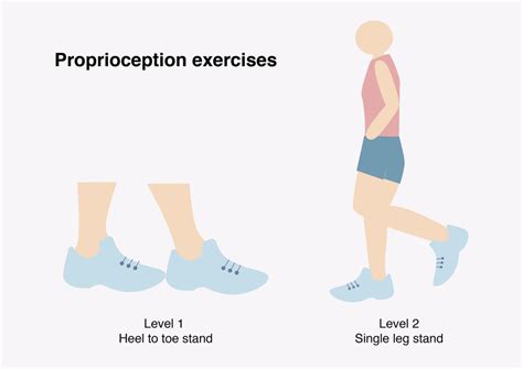 Proprioception training exercises - after sprained ankle