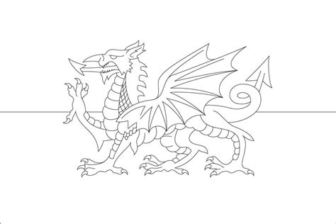 Welsh Dragon Drawing at PaintingValley.com | Explore collection of ...