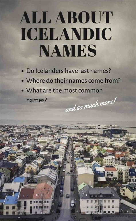 Exploring the Origins of Icelandic Names