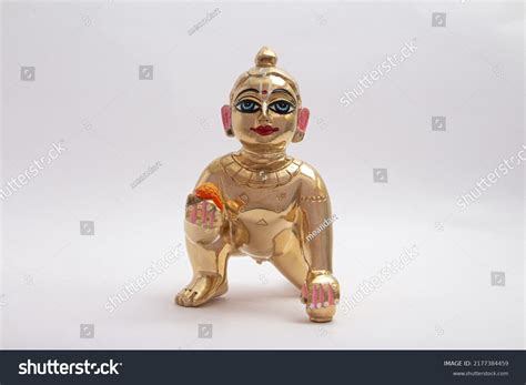 Bal Krishna Laddu Gopal Brass Statue Stock Photo 2177384459 | Shutterstock