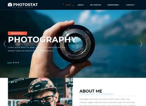 25+ Best Photography Website HTML Templates with Stunning Photo Gallery - Super Dev Resources