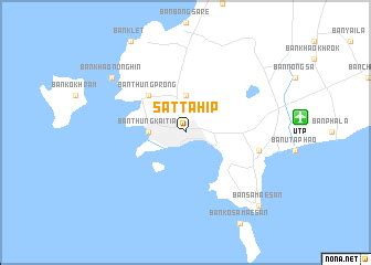 Sattahip (Thailand) map - nona.net