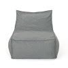 Nobel Bean Bag Chairs,indoor/outdoor Water Resistant Gray Fabric 3 Foot ...