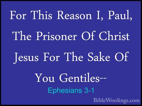 Ephesians 3 - Holy Bible English - BibleWordings.com