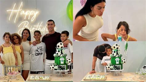 Cristiano Ronaldo & Georgina Rodriguez celebrate their twins' sixth ...