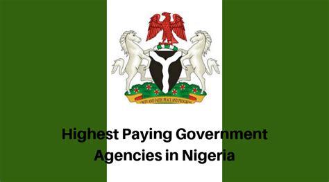 Top Five Highest Paying Government Agencies in Nigeria