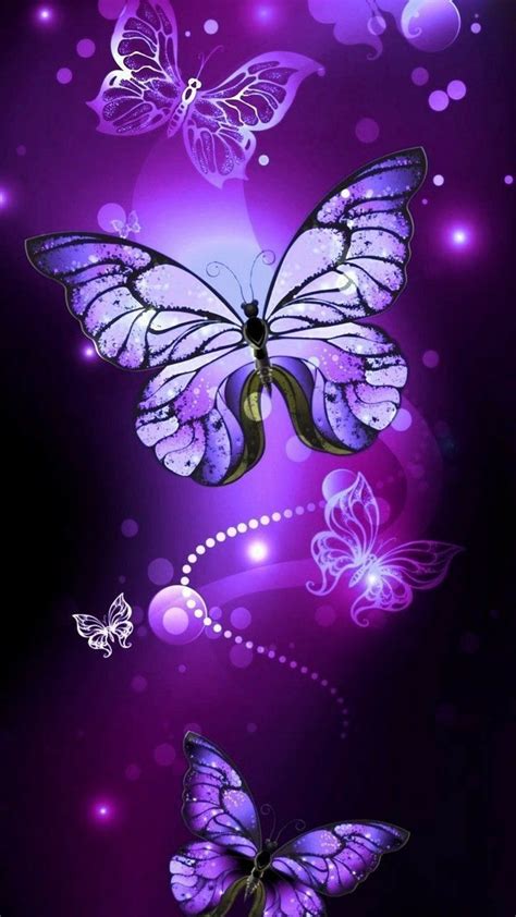 Purple Butterfly Wallpapers on WallpaperDog