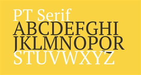 PT Serif free Font - What Font Is