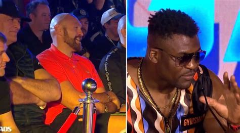 🚨 Francis Ngannou sends Tyson Fury chilling warning at today's press ...