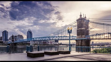 Roebling Bridge Time Lapse - YouTube