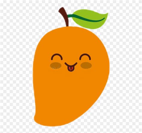 Kawaii Mango Fruit Clipart (#3413042) - PinClipart