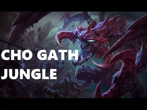 League of Legends - Cho'Gath Jungle - Ranked - Full Gameplay - YouTube