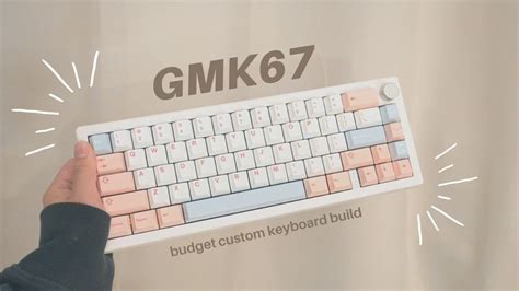 gmk67 build + sound test with ws brown | budget custom keyboard - YouTube