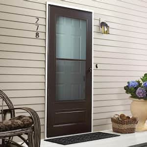 Bronze - Storm Doors - Exterior Doors - The Home Depot