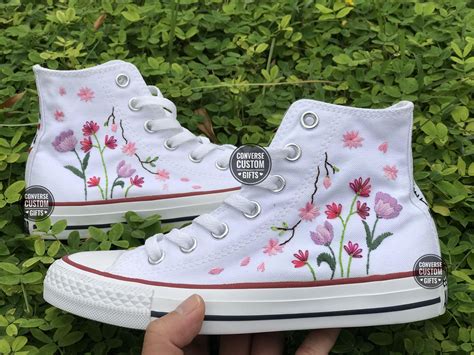 Converse Custom Shoes/ Converse Chuck Taylor Embroidered - Etsy