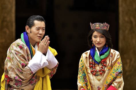 King Jigme Khesar Namgyel Wangchuck and Ashi Jetsun Pema The Bride: Ashi Jetsun Pema. The Groom ...