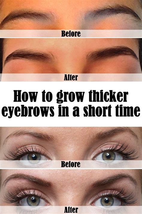 How to grow thicker eyebrows in a short time - Beauty Glamour | How to ...