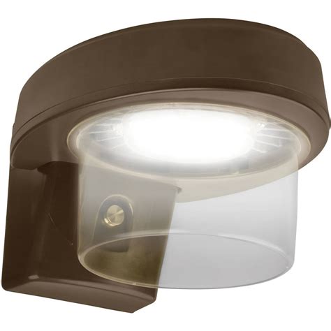 Brink's LED Dusk to Dawn Motion-Activated Security Light, Bronze Finish - Walmart.com - Walmart.com