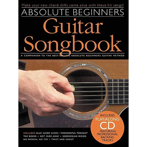 Music Sales Absolute Beginners Guitar Songbook (Book/CD) | Guitar Center