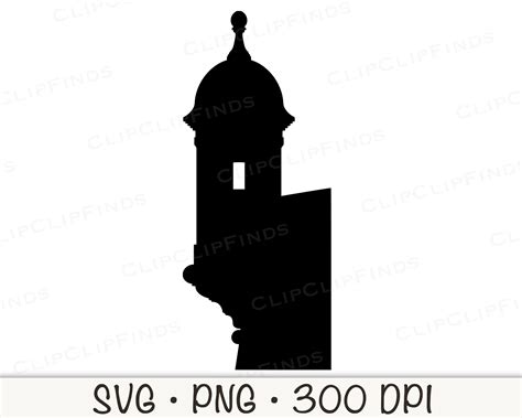 El Morro Fort of Puerto Rico El Morro SVG Vector Cut File - Etsy