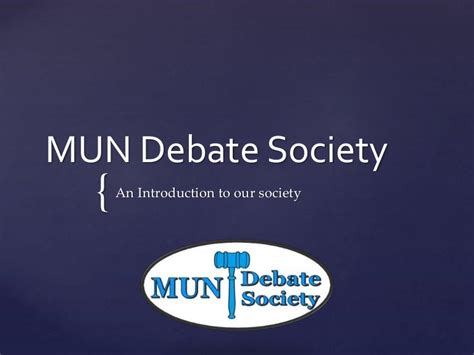 MUN Debate Society