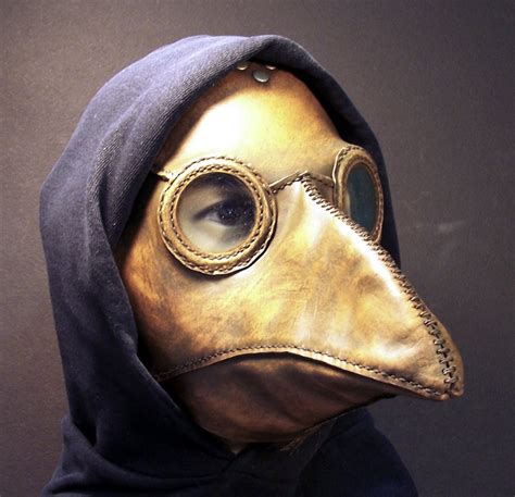 Tom Banwell—Leather and Resin Projects: Plague Doctor Mask Finished