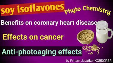 soy isoflavones as a functional food, Nutraceutical and dietary supplements benefits - YouTube