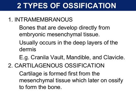 Ossification