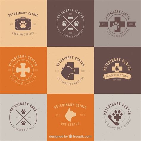 Veterinary clinic logos Vector | Free Download