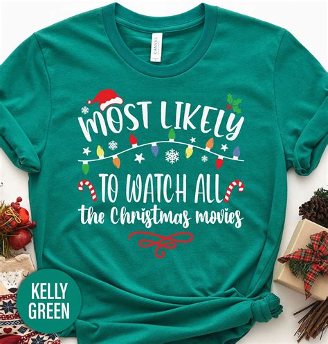 Christmas Movie Marathon T-Shirt - Perfect Holiday Tee