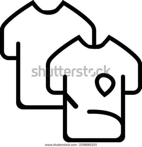 Blank Black Tshirt Template Front Back Stock Vector (Royalty Free ...