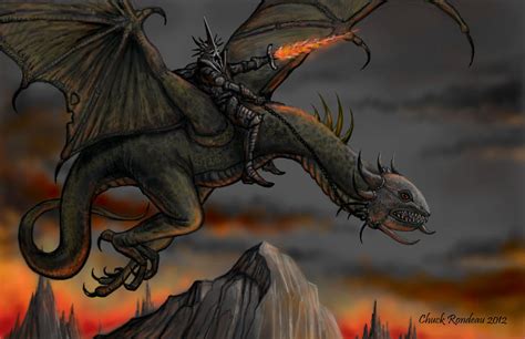 Flight of the Witch King- Nazgul by ChuckRondeau on DeviantArt