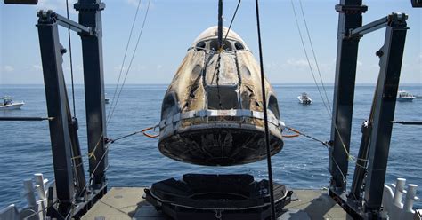 SpaceX Crew Dragon: stunning photos show capsule's historic landing