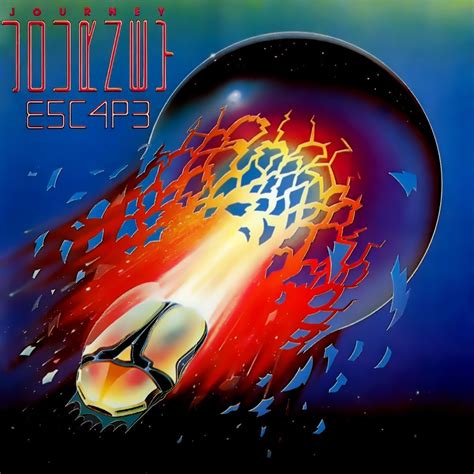 Journey Escape album cover - Released July 31, 1981. Their 7th Album. Songs include; 1. Don't ...