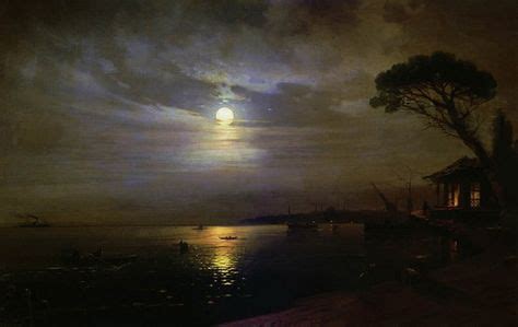 390 Moonlight ideas in 2021 | art, painting, landscape paintings