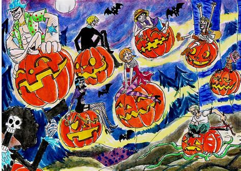 one piece, halloween by heivais on DeviantArt